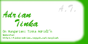 adrian tinka business card